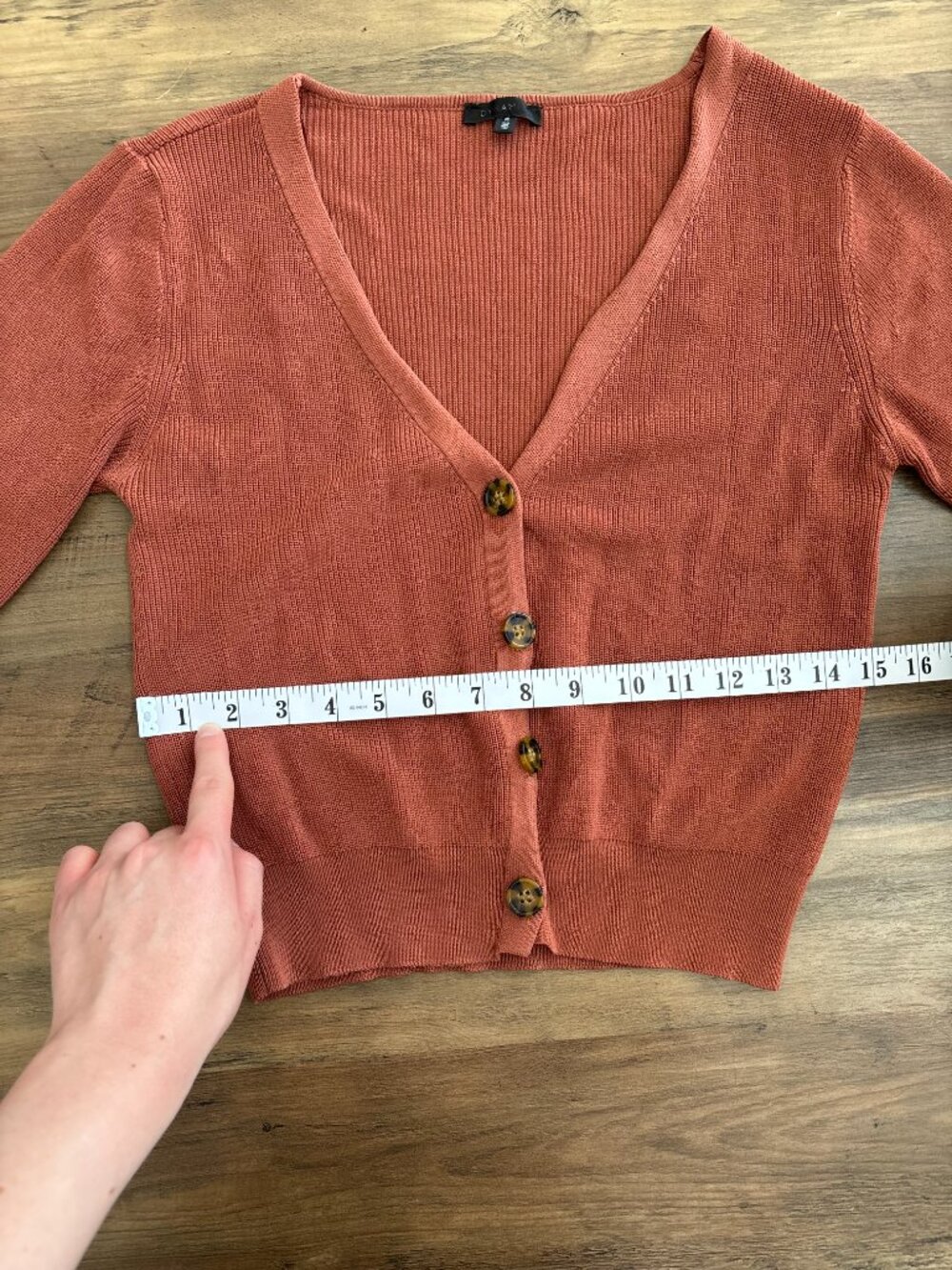 ✨ Dynamite Rust Knit Cardigan ✨ - Picture 5 of 12